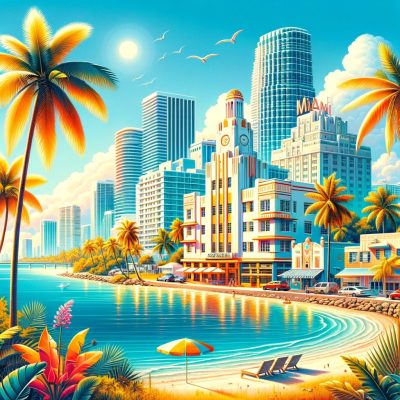 View of Miami's Stunning Skyline